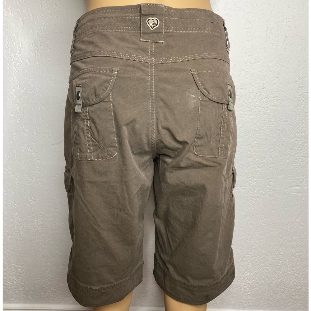 Kuhl Splash Vintage Patina Dye 11" Cargo Hiking Shorts Women’s Size 10 Gray - Picture 2 of 13
